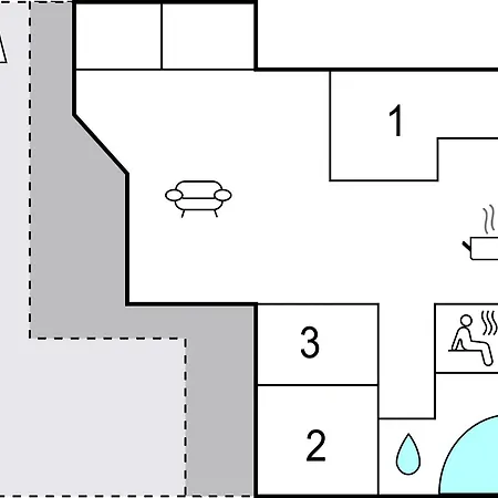 Amazing In Rudkobing With Sauna בית נופש Spodsbjerg